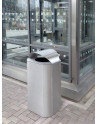 stainless steel litter bin with 120 liters capacity SN-350