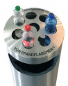 domed perforated top with insert to take up 8 bottles