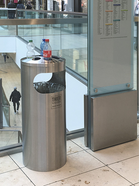 SN-151 Litter bin with bottle collector
