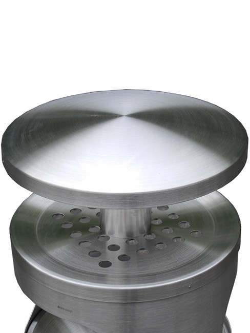 Ascheraufsatz mit Regendach