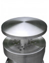 perforated ashtray top with rain cover
