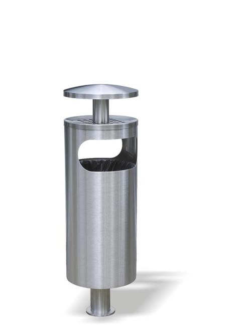 SN-181 Ascher  und Abfallbehälter mit Regenschutz für den Außenbereich