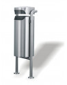 SN-220 Litter Bin for outdoors, floor bolted
