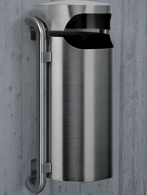 SN-230 Litter Bin for outdoors and wall mounting
