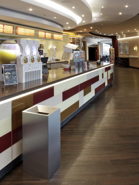 SN-240 Abfallbehälter mit Trichteraufsatz mit 70 Liter Volumen