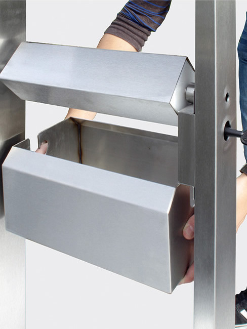 herausnehmbar zur Reinigung