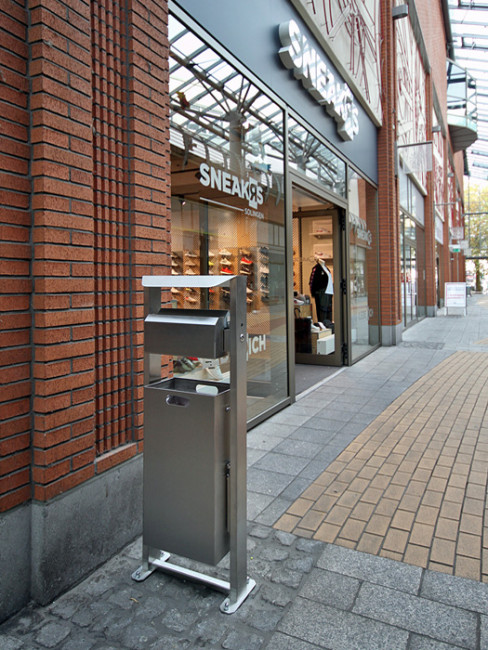 SN-254 Ashtray and litter bin for outdoors