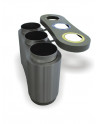 open for empty lift out liners