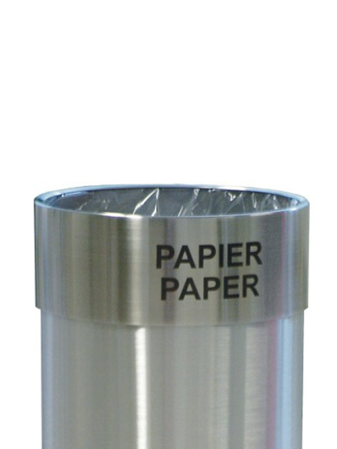 Zubehör Abfallbeutelhalter im Ätzdruck beschriftet