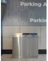 SN-273 Litter Separation Unit with 3 sections made of stainless steel