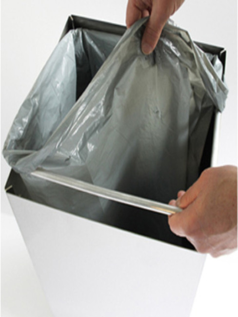 innenliegender Abfallbeutelhalter