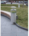 SN-181 Smoker Stand and Litter Bin with rain cover