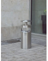 SN-141 Smoker Stand and Litter Bin with rain cover and acid print on the body
