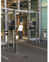 floor founded SN-200 Ashtrays with Litter bin