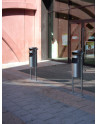 floor founded SN-200 Ashtrays with Litter bin