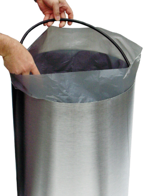 innenliegender Beutelhalter