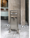 SN-254-D Ashtray and litter bin for outdoors, floor bolted