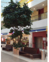 SN-650 Planter with Large Capacity Bin SN-340 and customized bench