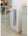 SN-107 Security Litter Bin with ashtray and wall mount