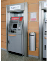 SN-107 Security Litter Bin with ashtray and wall mount