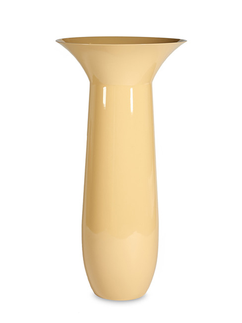 KARA Pflanzensäule aus Kunststoff, rund und bombiert