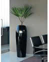 SAMU Pedestal Planter made of polystyrene with cambered top