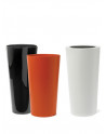 LEVAN conical Pedestal Planter made of Polystyrene with normal and wide top edge