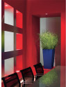 VOLTA: square and conical Pedestal Planter made of Polystyrene