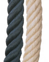 Twisted Rope in dark blue and hemp