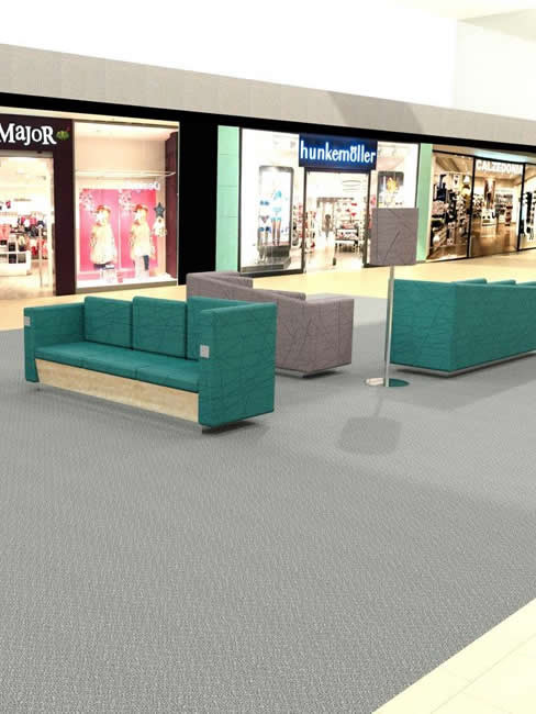 LEGATO Sofabank als 3-Sitzer Landschaft mit USB Lademodul