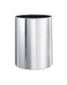 SALOS BC litter bin for office desks, chrome steel