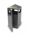 PYRO large capacity smoker stand litter bin combination