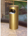 SN-140 Smoker Stand and Litter Bin in special colour antique brass