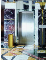 SNH-110 Smoker Stand in stainless steel, brass antique and clear coated