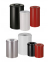 Litter Bin painted steel with funnel top