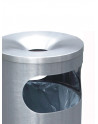 funnel ashtray top which covers cigarette buts