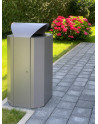 Large Capacity Outdoor Litter Bin made of powder coated steel SN-350 and SN-351